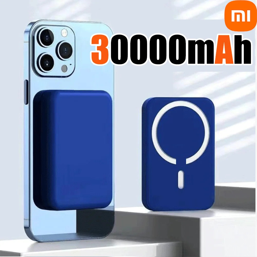 Xiaomi 500000mAh Magnetic Power Bank 25W Wireless Fast Charger Portable Large Capacity for Magsafe Powerbank for iPhone Samsung