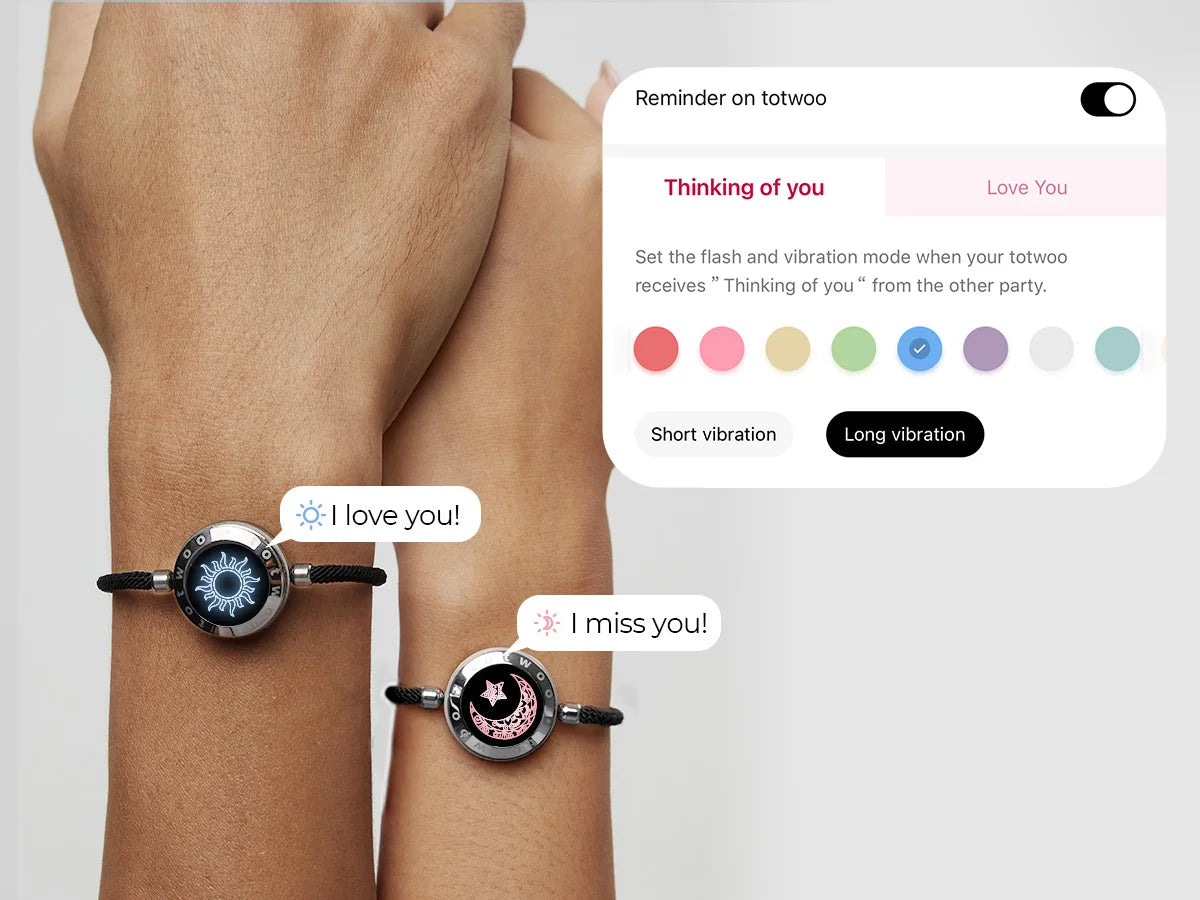 TOTWOO Touch Single Bracelet - Long Distance Love Smart Jewelry