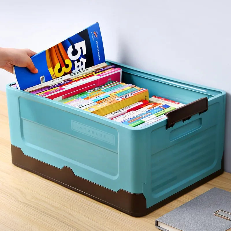 1pc Foldable Storage Box Large Capacity For Toys Clothes Books