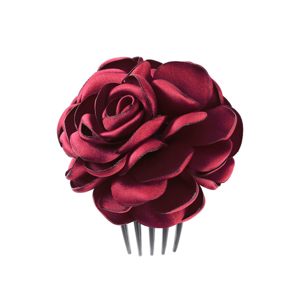 Molans Bridal Flower Hair Combs Wedding Floral Hairpins for Women