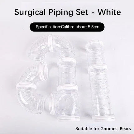 Hamster Coop External Pipelines Can Be Randomly Spliced DIY Landscape Design Pipes Hamster Cage Modification Movement Tunnel