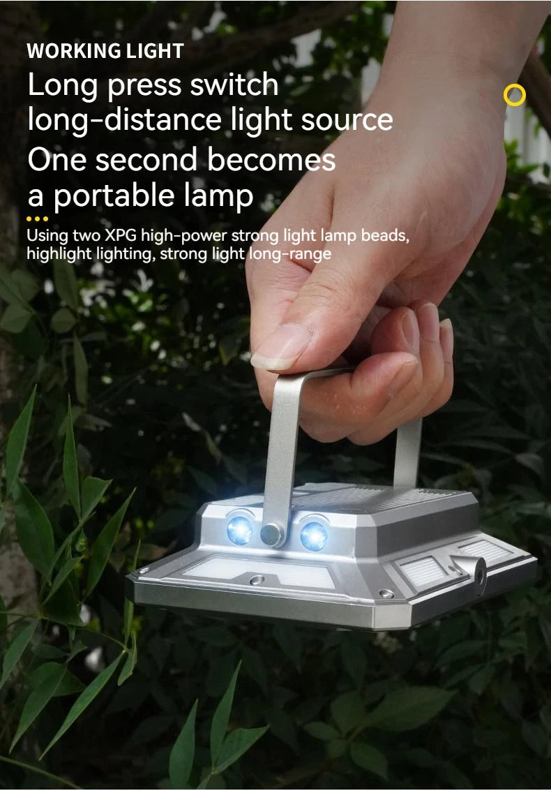 Portable High Power LED Camping Tent Light Rechargeable Waterproof Emergency Lantern for Outdoor Adventures