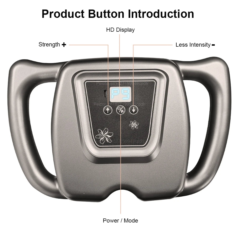 Fascia Gun Muscle Massager Gun with 16 Heads High Frequency Massage Machine