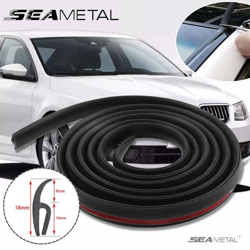 SEAMETAL Front Windshield Car Sealing Strip 2m Waterproof Edge Protector