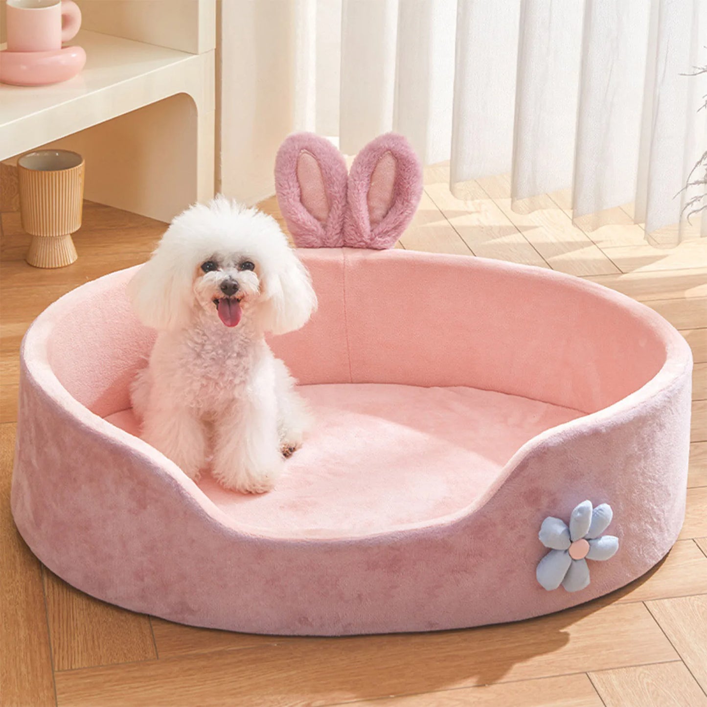 Detachable Washable Pet Bed for Dogs and Cats Soft Comfortable Warm Design All Season Use