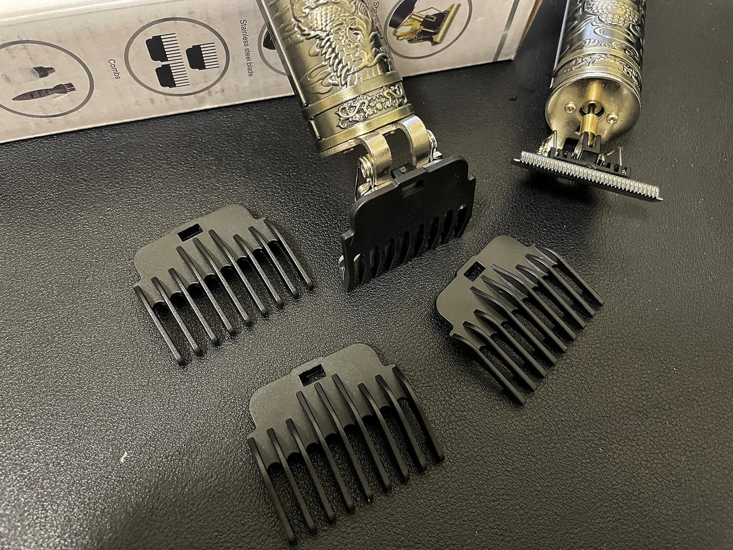 LCD Display T9 Electric Hair Trimmer for Men with 0mm Precision Shaving Ideal for Travel and Home Use