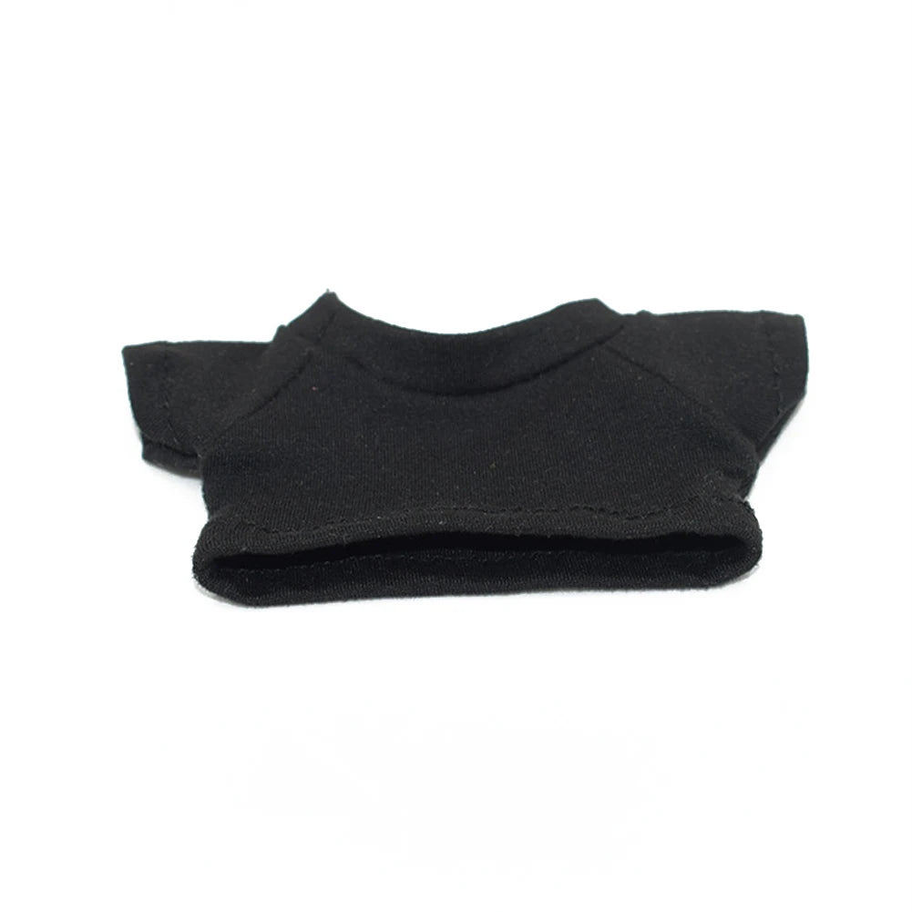 17cm Mini Doll's Clothes Outfit Accessories For Labubu V1 V2 Striped Overalls Hats Glasses Shoes Gift Set