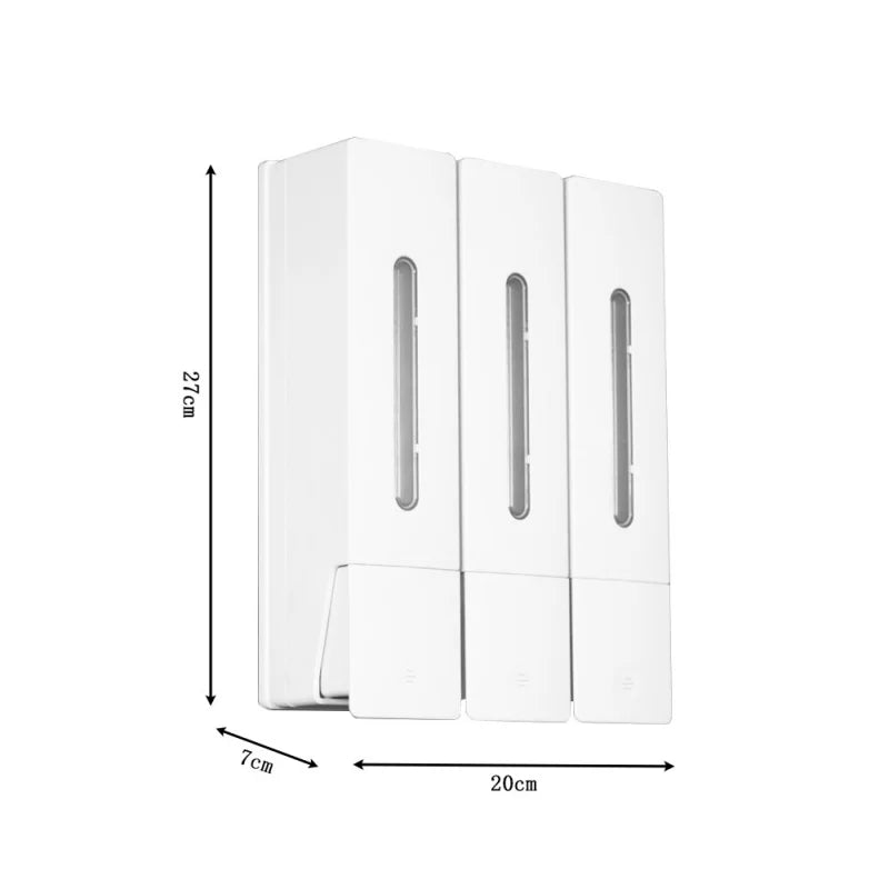 400ml Wall Mounted Manual Soap Dispenser for Hand Soap and Shampoo Ideal for Home and Hotel Use