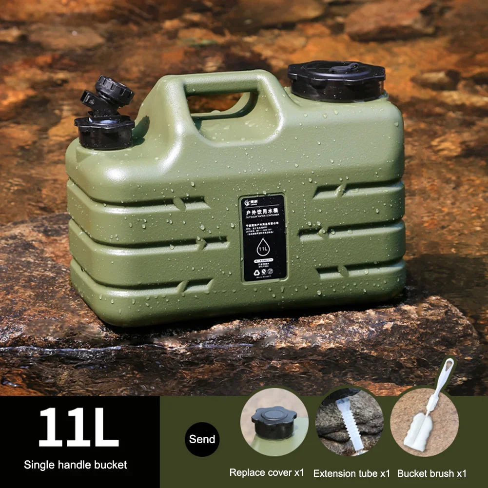 11L Portable Water Canister with Detachable Faucet Leak Proof Design Ideal for Outdoor Travel and Camping