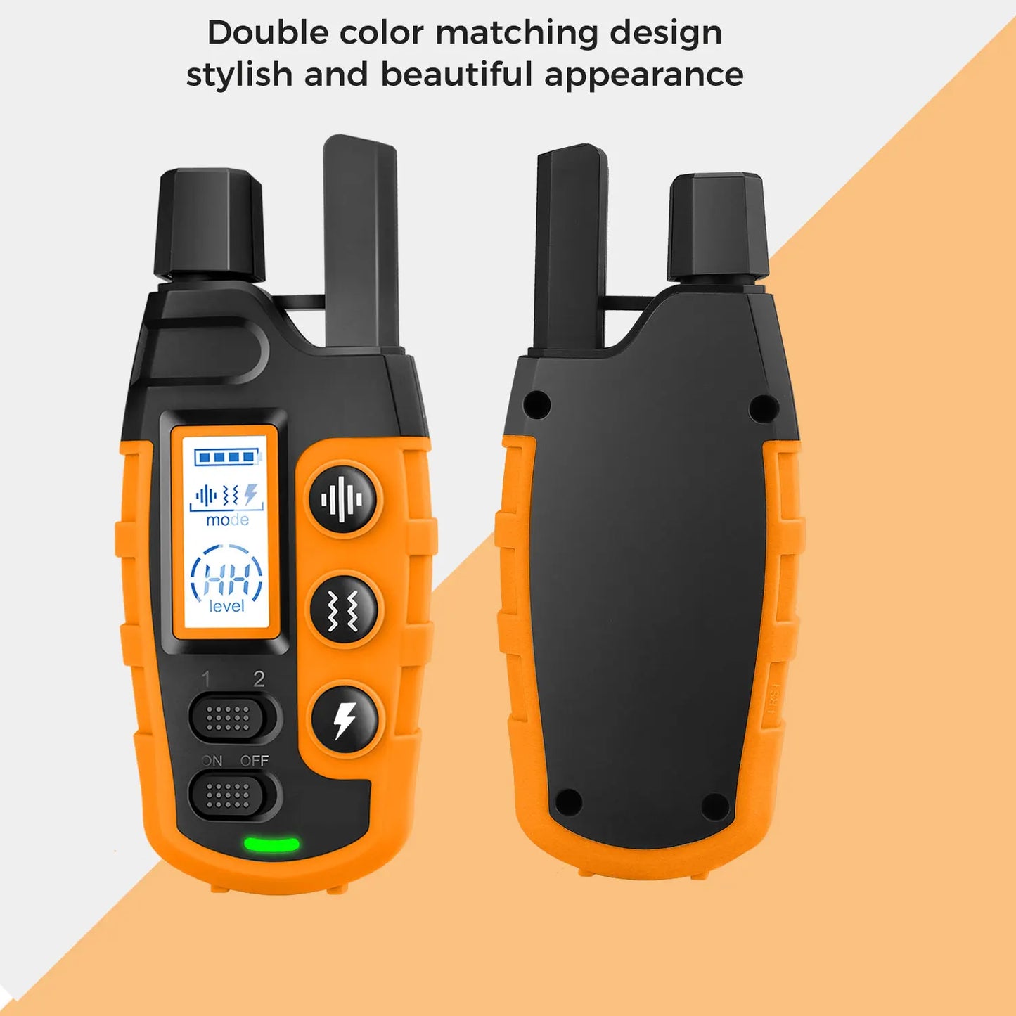 3300Ft Waterproof Electric Dog Training Collar with Remote Control for 5 to 120lbs Puppies Featuring Shock and Vibration