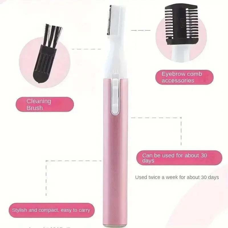 Painless Precision Eyebrow Trimmer Electric Shaver Nose Ears