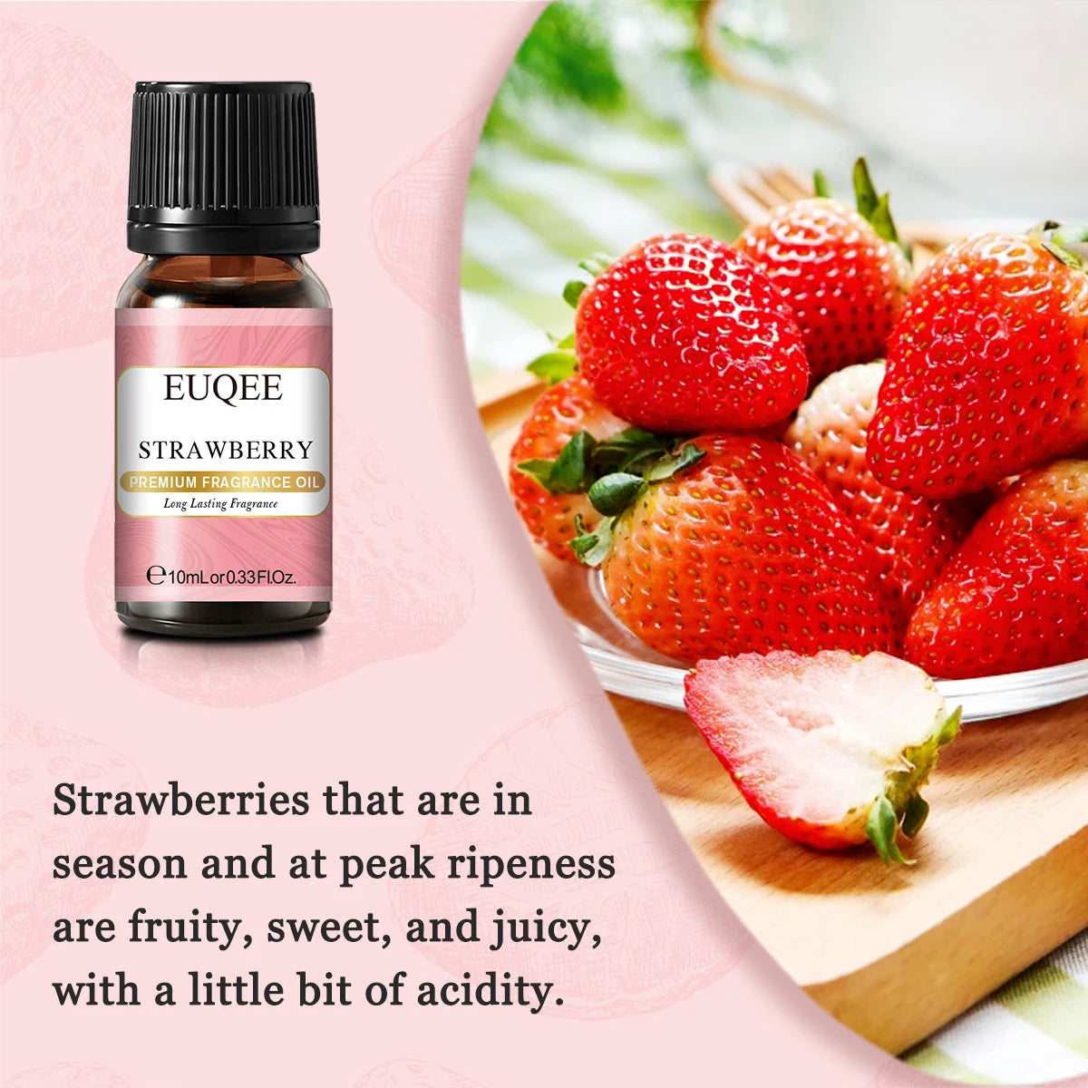 EUQEE 10ML Coconut Vanilla Bubble Gum Fragrance Oil For Candles Soaps and Home Aroma