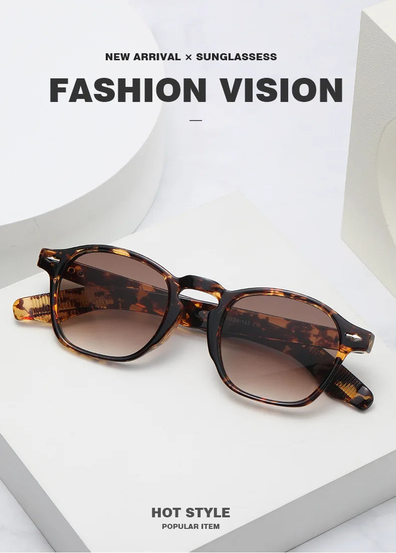 Vintage Retro Style Men Women Sunglasses Square Shape Anti-glare Fashion Sun Glasses
