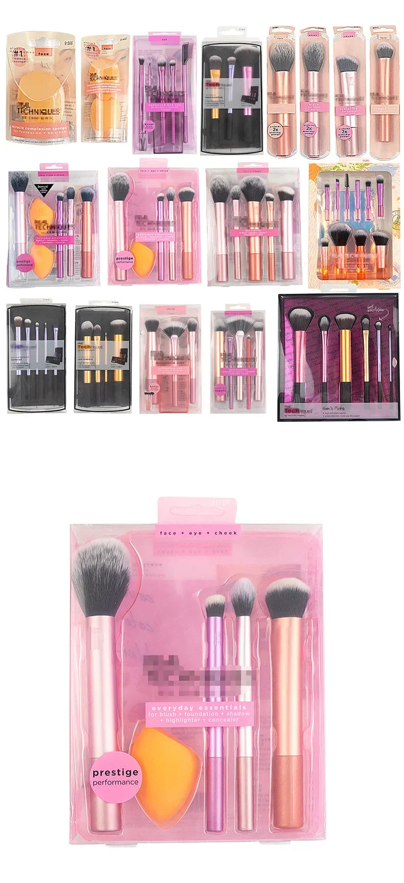 Popular Full Set of Makeup Brush Set with Beauty Egg