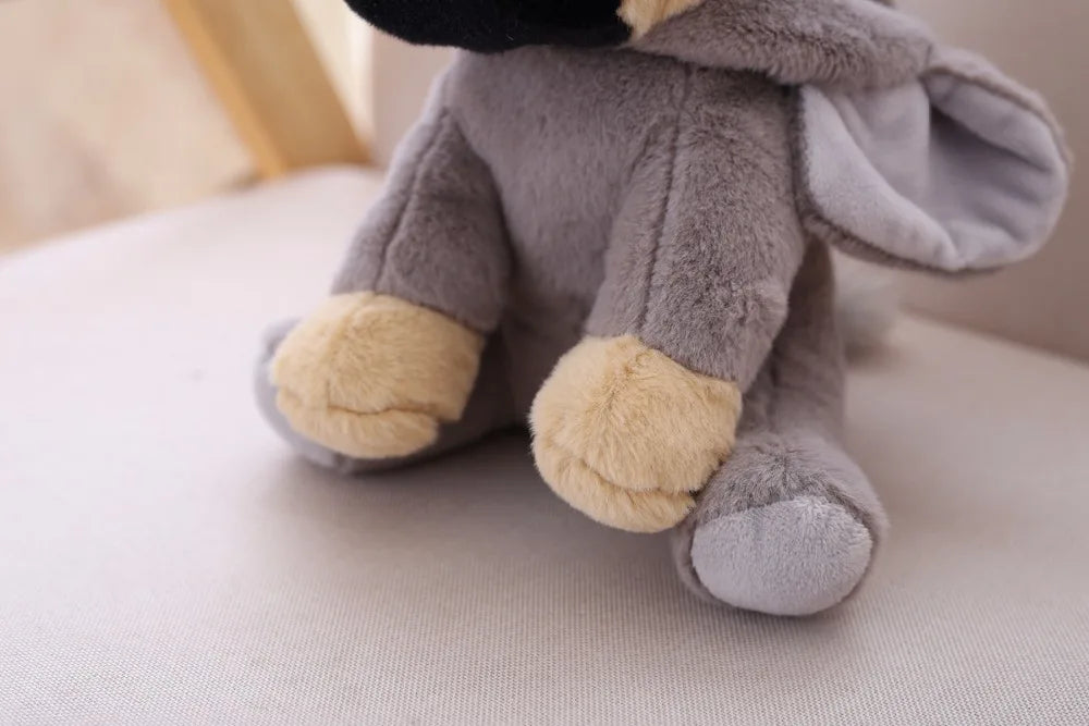 Lifelike Plush Sharpei Pug Simulation Dog Toy for Kids Adorable Cuddly Puppy Gift for Birthdays and Christmas