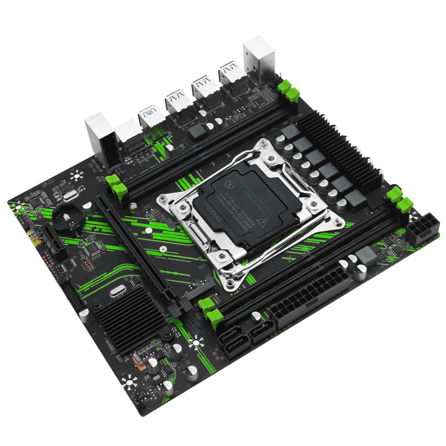 MAQUINISTA X99 PR9 X99 Placa base compatible con LGA 2011-3 Intel Xeon E5 V3 y V4 CPU DDR4 RAM SATA/NVME M.2 Ranura