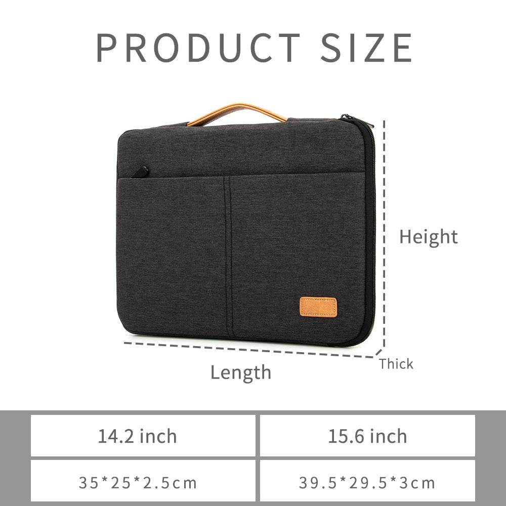 Laptop Sleeve Bag 14 15.6 Inch Shockproof Pouch for MacBook HP Dell Acer