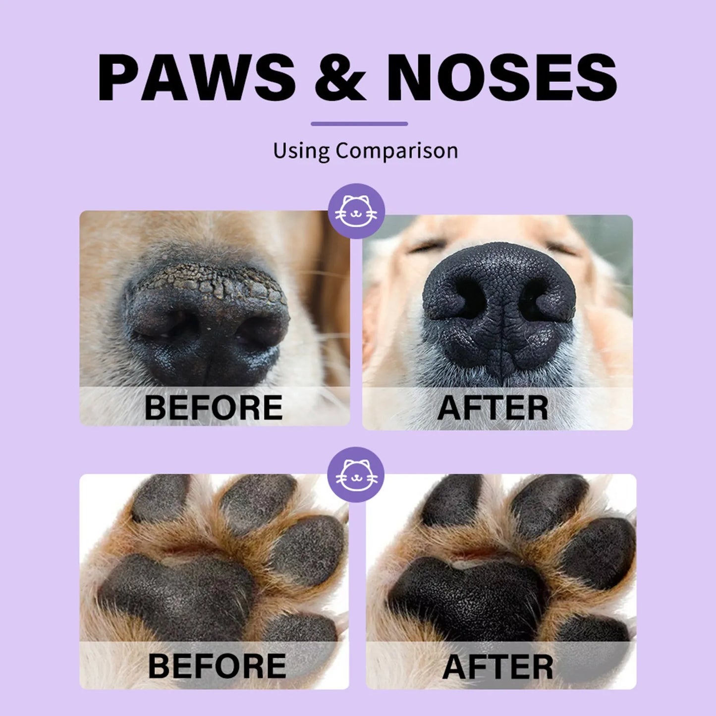 1PCS Dog Paw Balm Moisturizing Natural Cream Cat Paw Wax Nose Protector Moisturizer Pet Crack Feet Repair Winter Care Supplies