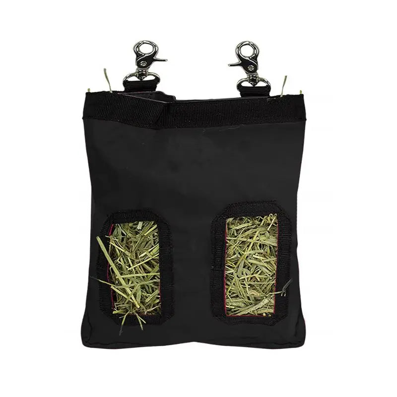 Hay Bag Hanging Pouch Feeder Holder Feeding Dispenser Container for Rabbit Guinea Pig Small Pet Animals Oxford cloth