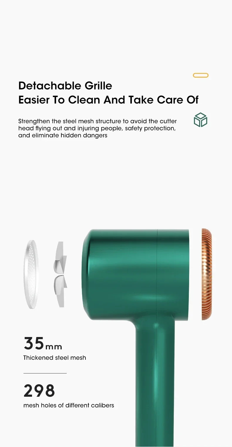 Electric Lint Remover USB Rechargeable Fabric Shaver Portable Fuzz and Hair Ball Remover