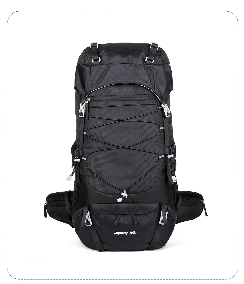 50L Travel Backpack | Hiking Pack with Rain Cover
