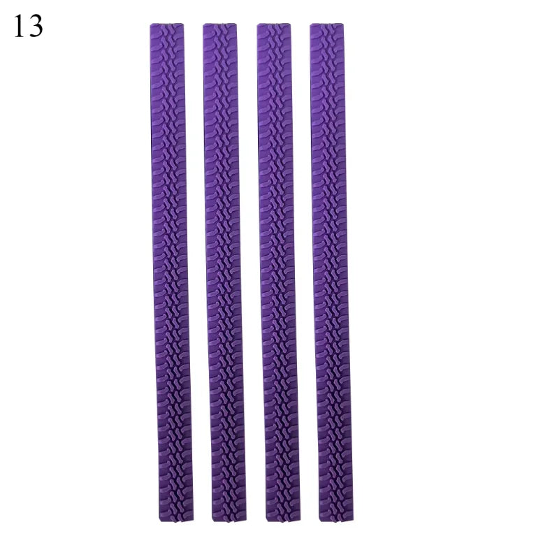 4PC Silicone Suitcase Wheel Protection Case for Quiet Travel