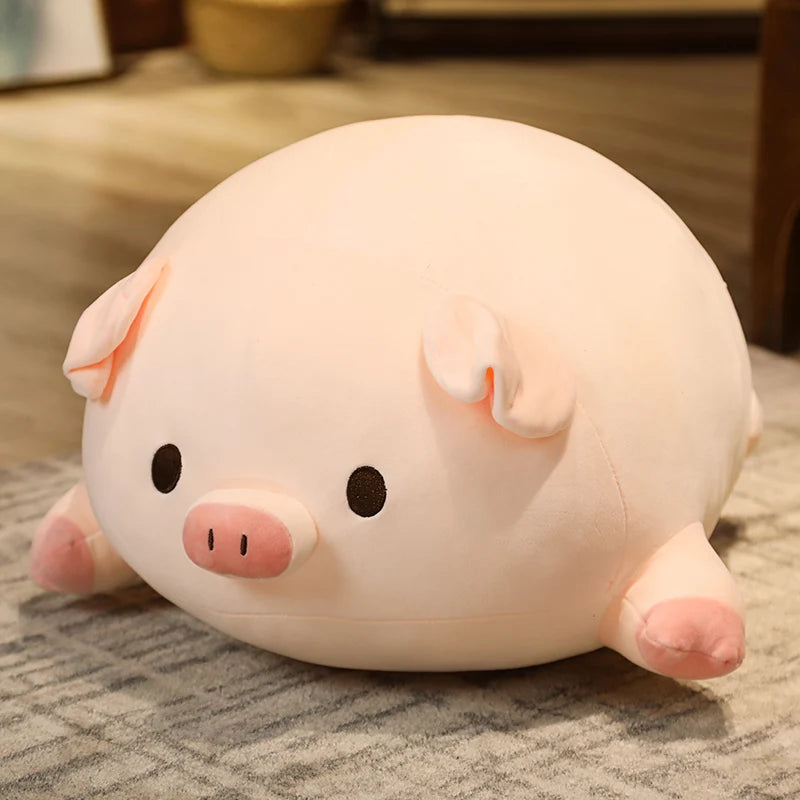 Squish Pig Stuffed Doll Plush Piggy Toy Soft Pillow Cushion for Kids and Babies Available in 40cm 50cm 60cm 80cm