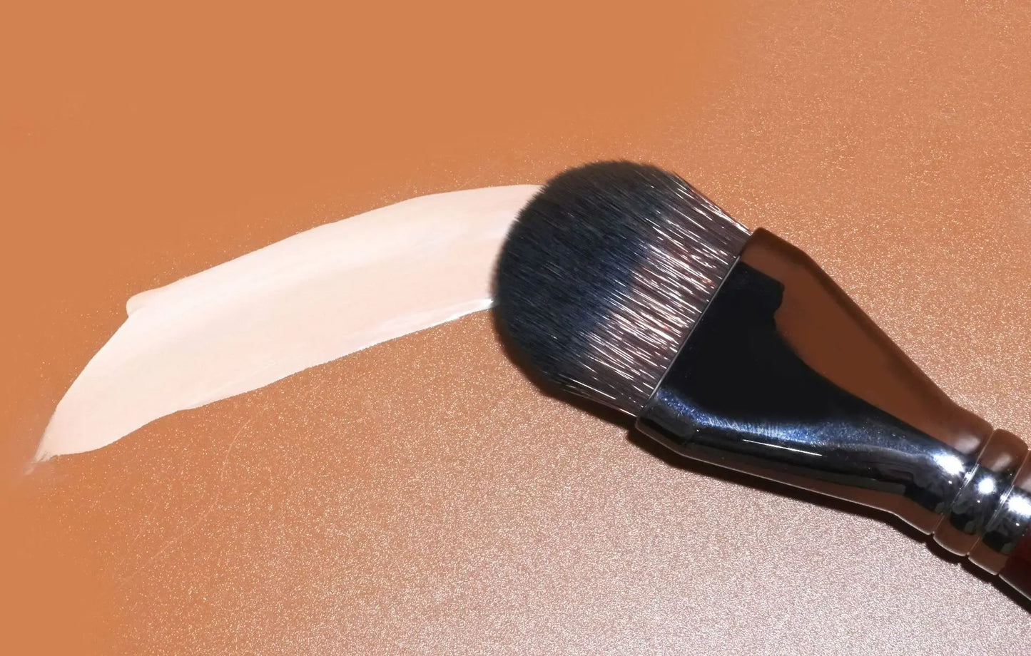 Beauty Planet Luxury Natural Horse Hair Powder Foundation and Blush Brushes Professional Makeup Tools