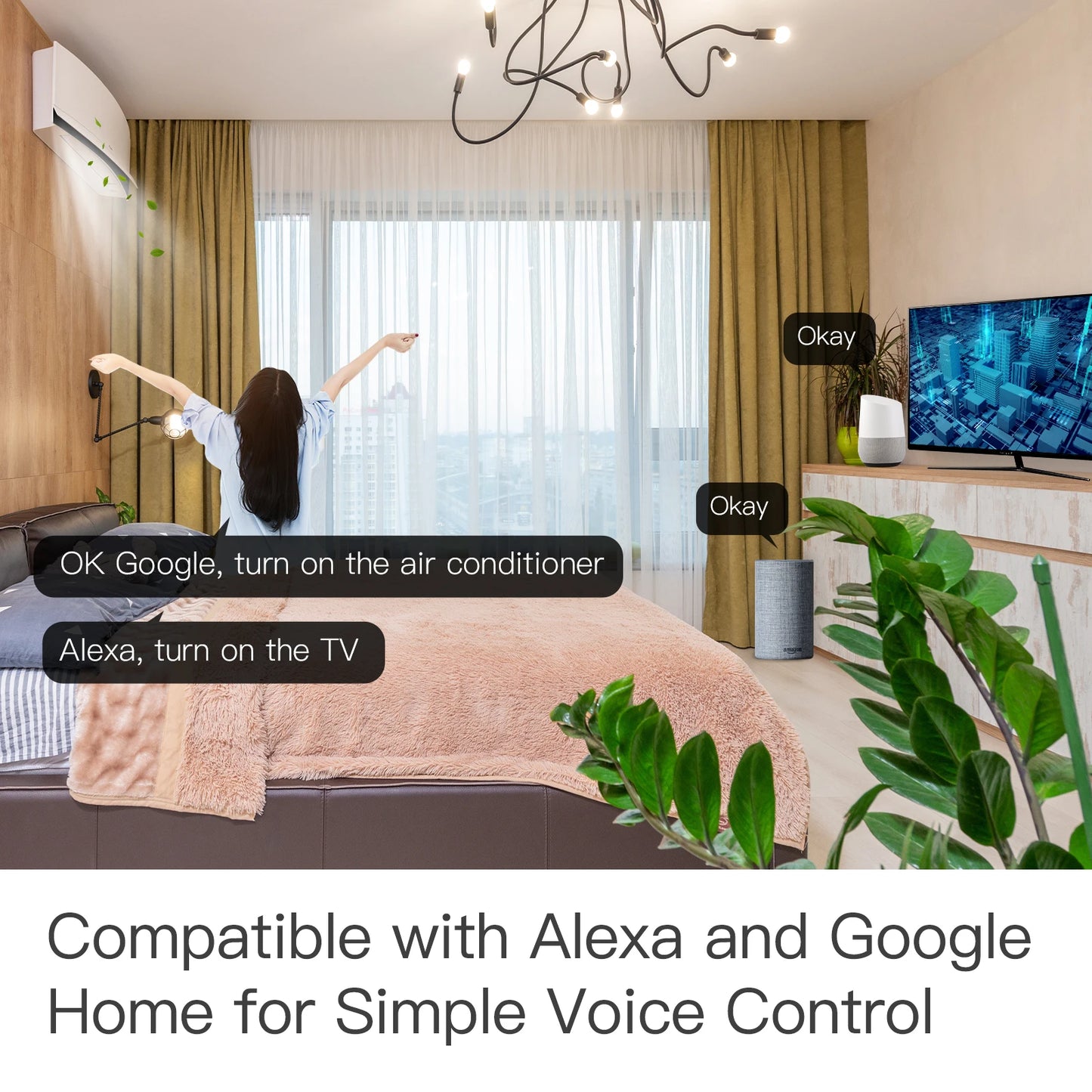 Control remoto infrarrojo inteligente MOES Tuya ZigBee Control remoto infrarrojo universal para hogares inteligentes funciona con Alexa Google Home