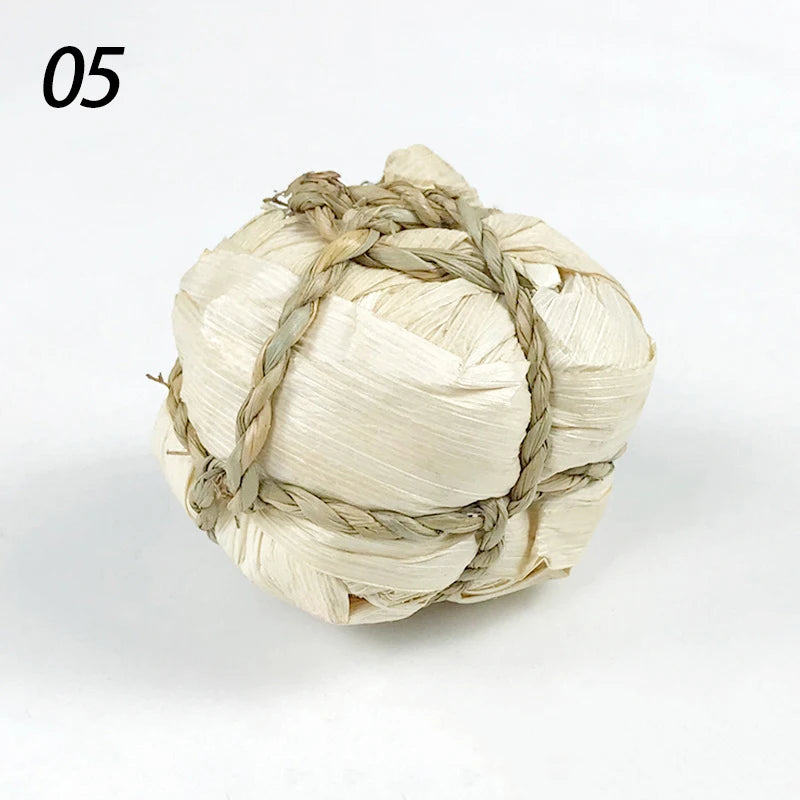 Chewing Braided Ball Guinea Pig Rabbit Hamster Small Animal Play Pet Interactive Chew Toy Natural Grass Ball hamster toy