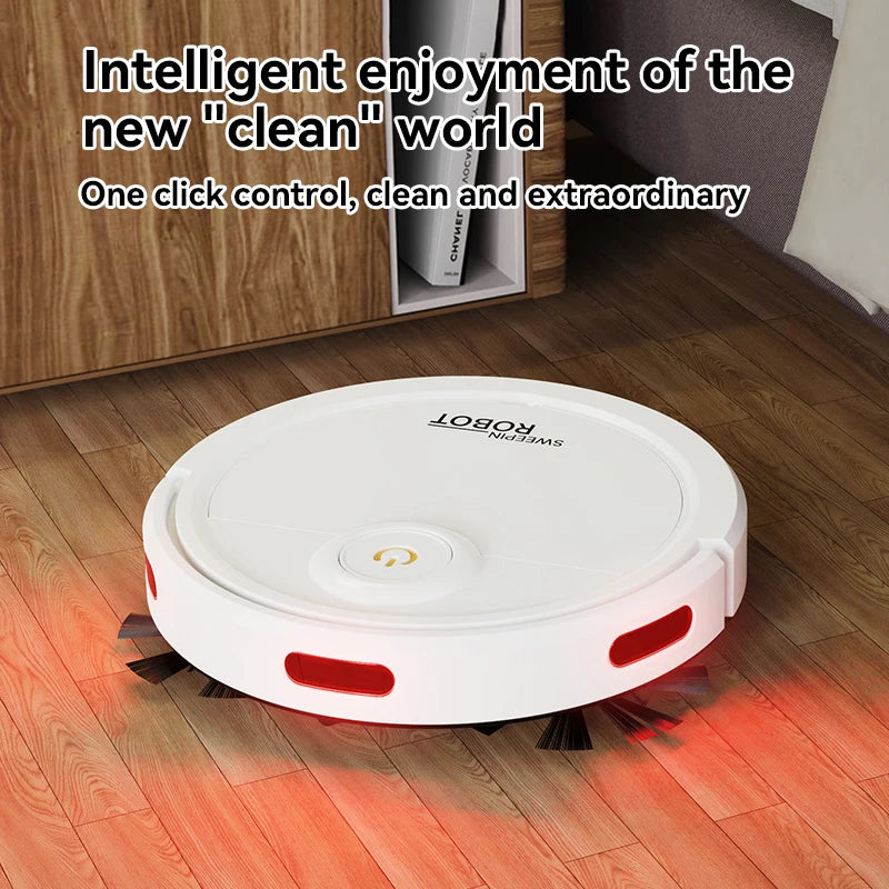 Fully Automatic Intelligent Sweeping Robot with Suction and Mopping Functions for Effortless Home Cleaning