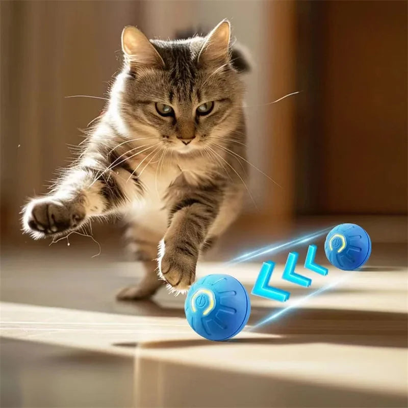 Smart Dog Toy Ball Electronic Interactive Moving Ball USB Bouncing Pet Toy for Puppies and Cats