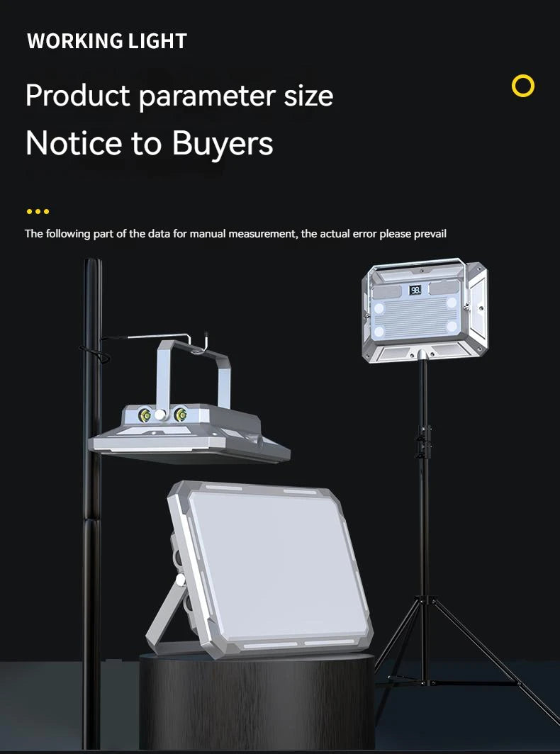 Portable High Power LED Camping Tent Light Rechargeable Waterproof Emergency Lantern for Outdoor Adventures