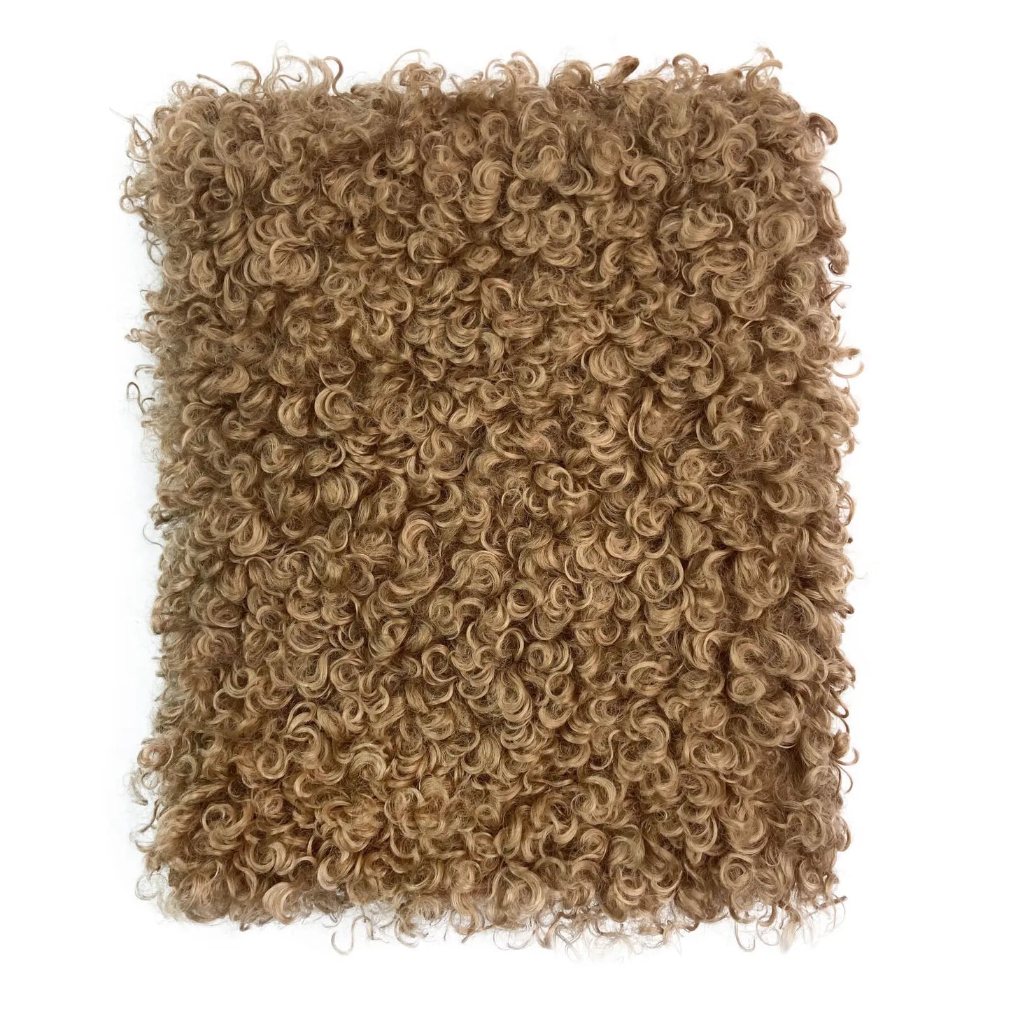 Teddy Fur Plush Fabric Polyester Soft Velvet for DIY Doll Hair Non Elastic Solid Color by Meter