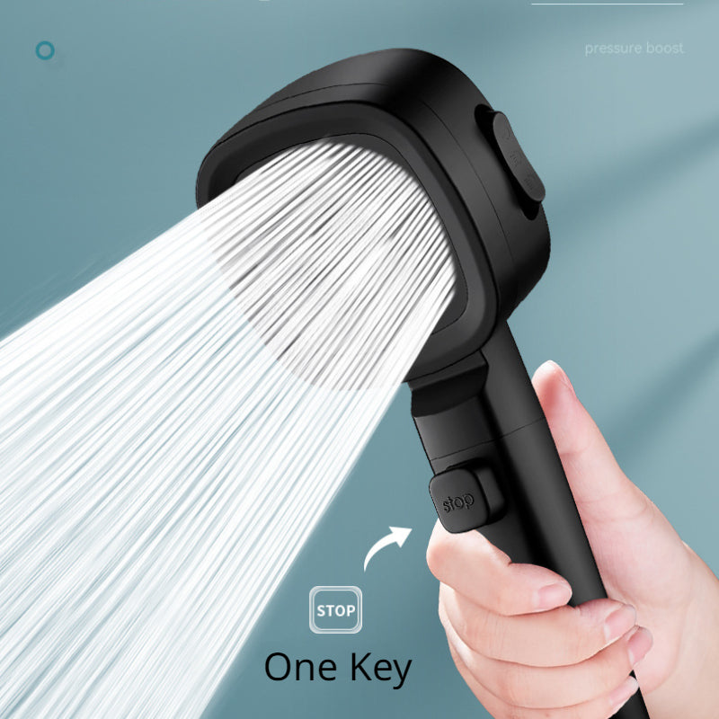 High Pressure Shower Head Water Saving 3 Modes Adjustable Massage Sprayer
