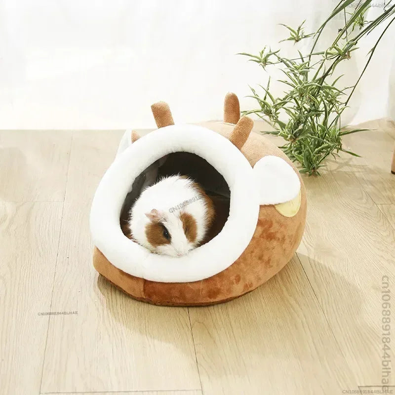 Pet House Guinea Pig Ferrets Hamsters Hedgehogs Rabbits Rats Super Warm Hamster Cage Accessories High Quality Small Animal Bed