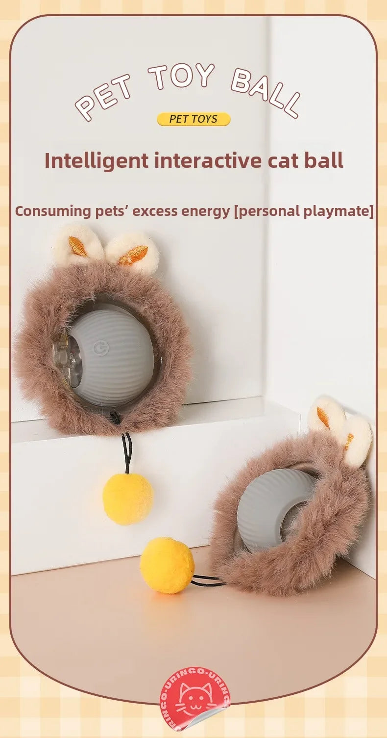 Cat Toys Interactive Ball Electronic Automatic Rolling Magic Ball