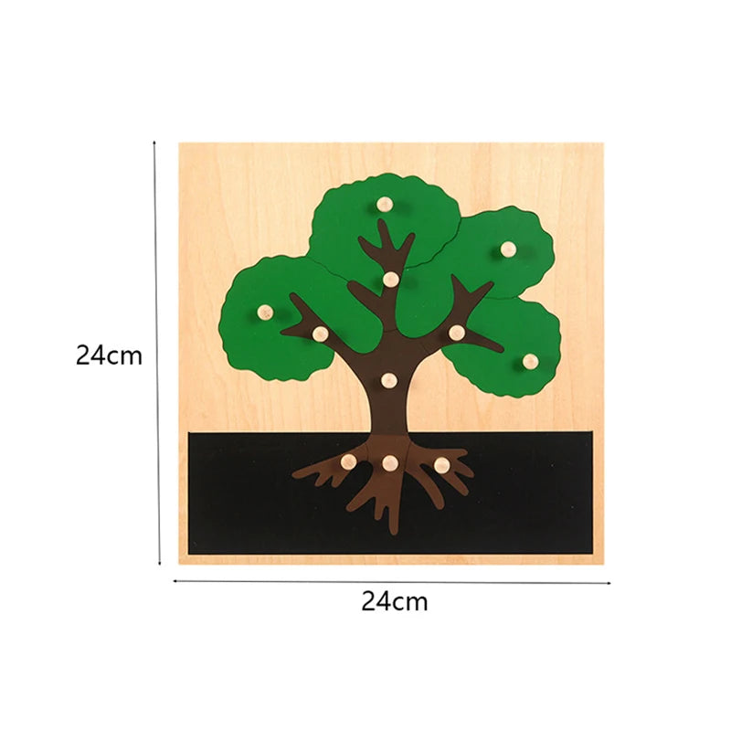 Montessori Wooden Panel Puzzles for Kids Age 3-6 Cognitive Animal and Insect Learning Toys