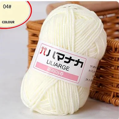 DIY Baby Milk Soft Cotton Knitting Yarn for Sweaters