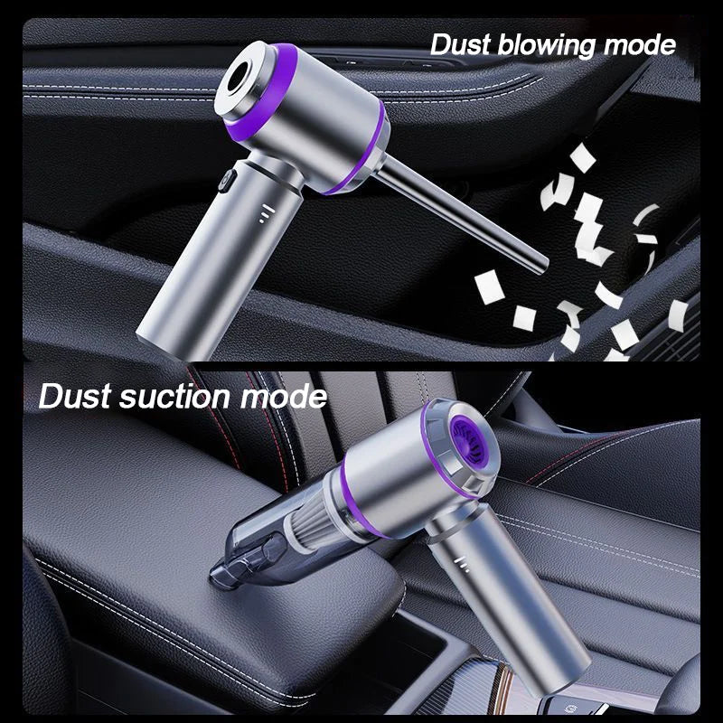Car Vacuum Cleaner 360000Pa Mini Wireless Handheld