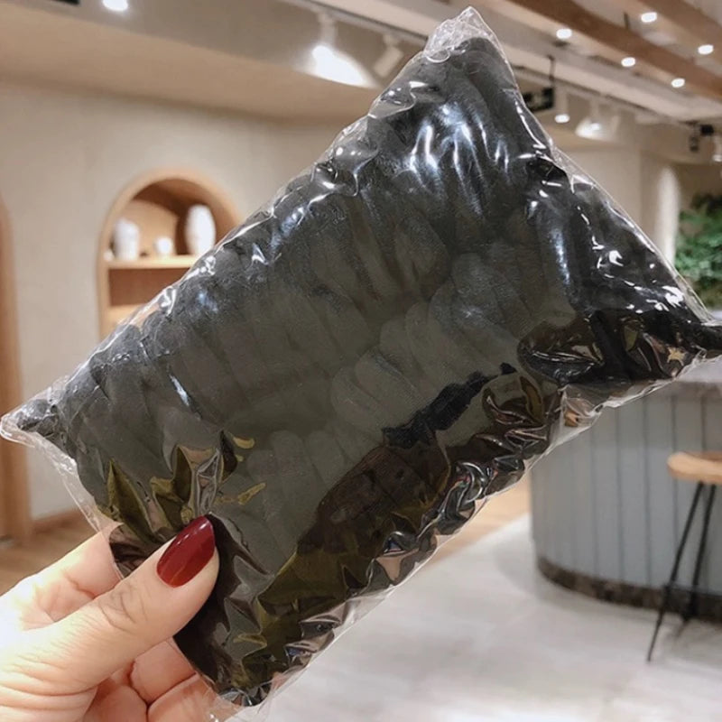 50/200pcs Thicken Girls Hair Bands Elastic Scrunchies Rubber Bands