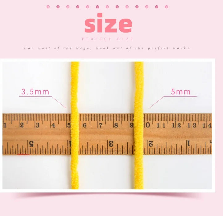 50g Polyester Cute Yarn Ball for Warm Velvet Crochet Scarf