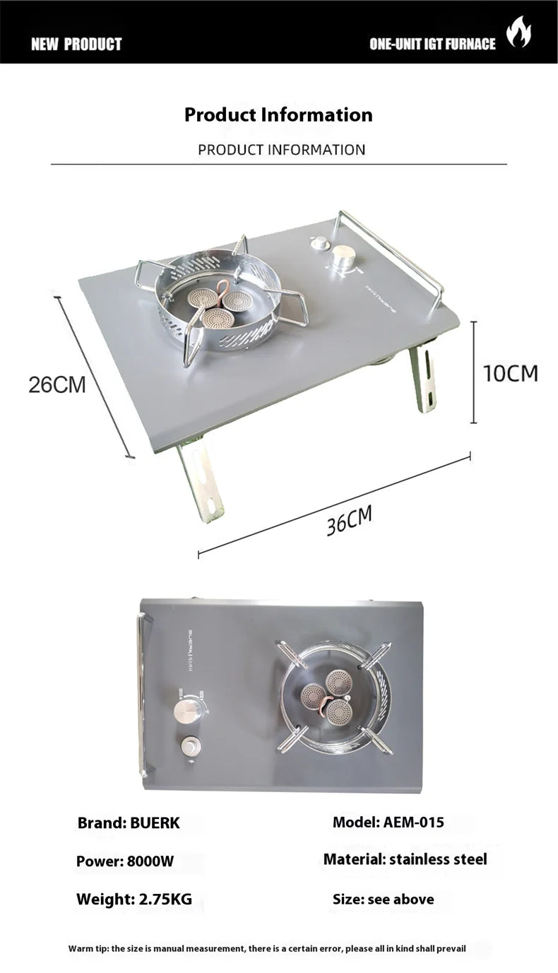 Lohascamping Camping Table IGT Folding Adjustable BBQ Table