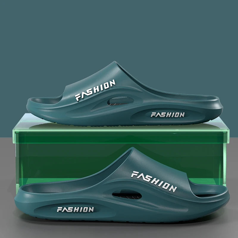 2024 Super Thick Bottom Slippers for Home Use Non-Slip Summer Fashion Slippers for Men