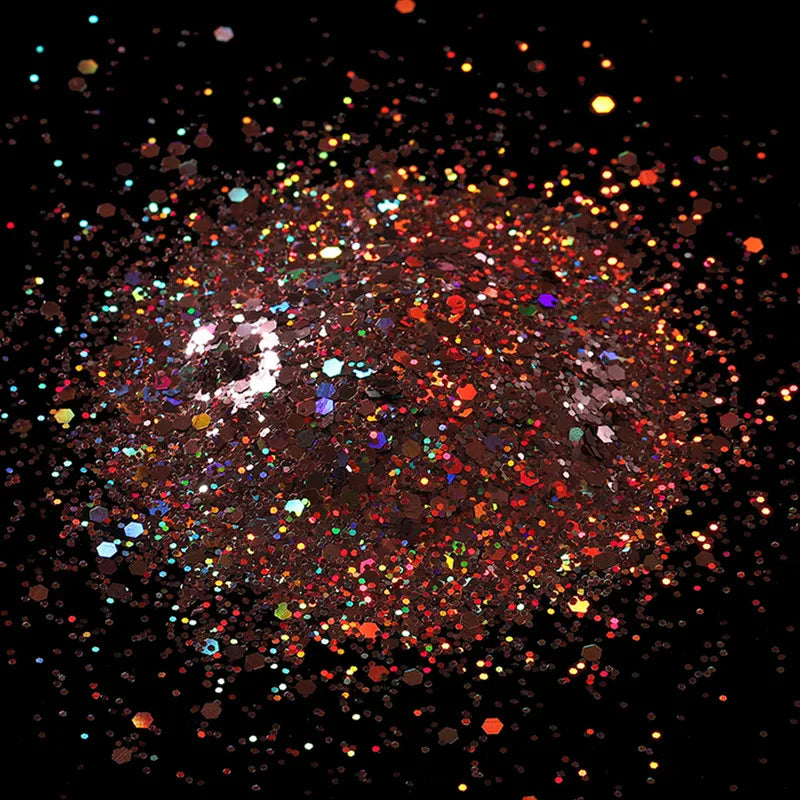 10g Holographic Hexagon Chunky Glitter for Epoxy Resin Art