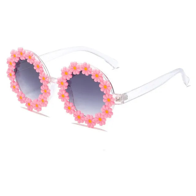 Summer Child Sunglasses Daisy Flower UV400 Eyewear for Kids
