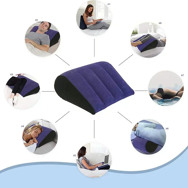 Multifunctional Pillow Toughage Inflatable Cushion for Support and Comfort