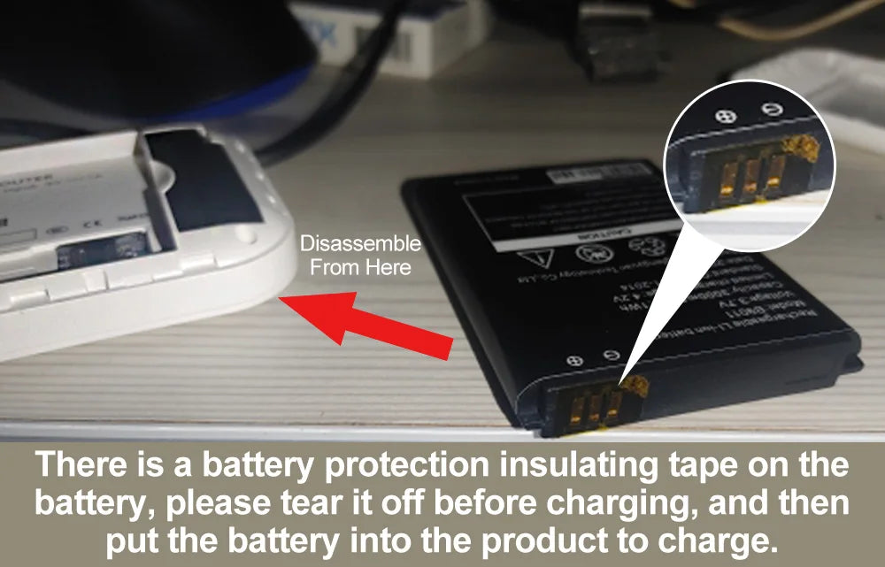 4G LTE Router Wireless WiFi Portable Modem Mini Outdoor Hotspot 150Mbps 3000mAh Battery