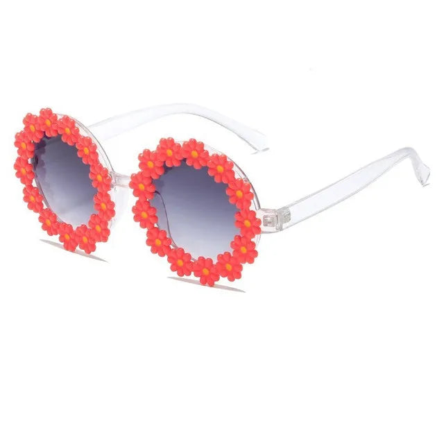 Summer Child Sunglasses Daisy Flower UV400 Eyewear for Kids