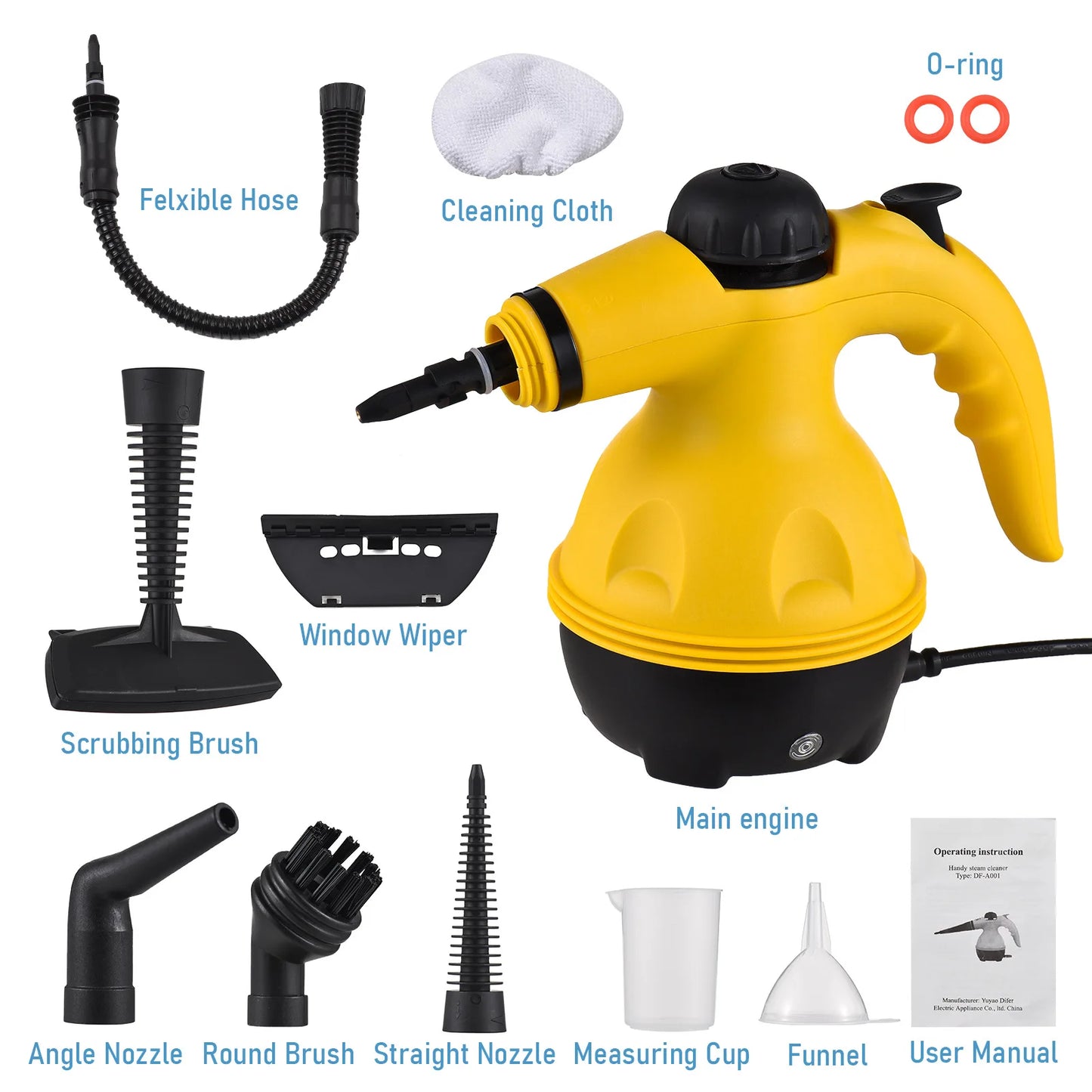 Hand-held High Temperature Steam Cleaner for Kitchen and Car